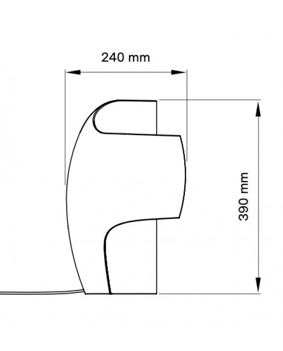 DCW éditions La Lampe B Table Lamp